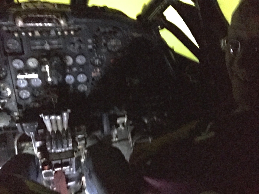 cockpit selfie