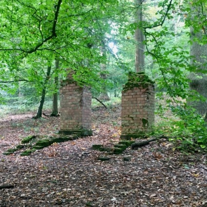 Remains of WW2 military camp